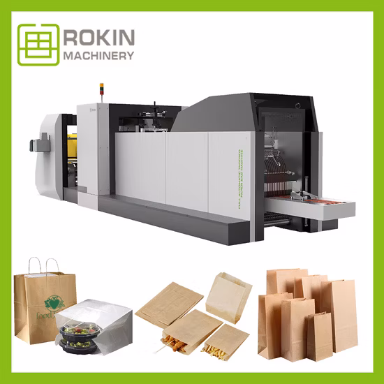 Máquina de colar fundo de saco de papel com cola de azulejo de válvula de alta velocidade